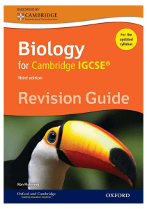 Biology Revision Guide for Cambridge IGCSE