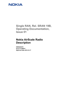 Nokia AirScale Radio Operating Documentation