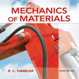 Mechanics of Materials Textbook by R.C. Hibbeler