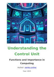 Control Unit Functions in Computing