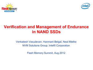 NAND SSD Endurance Verification and Management