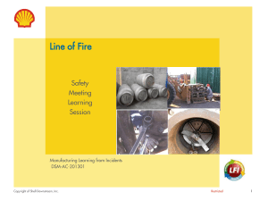 Line of Fire Safety Presentation