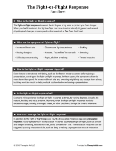 Fight-or-Flight Response: Symptoms & Management