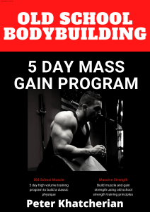 Old School Bodybuilding 5 Day Mass Gain Program