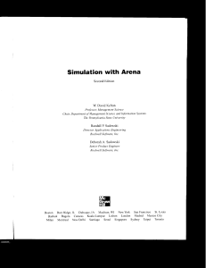 Simulation with Arena Textbook