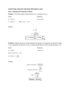 Structural Geology & Rock Mechanics Quiz