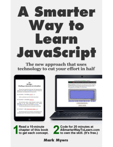 Learn JavaScript: A Smarter Way