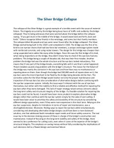 Silver Bridge Collapse Analysis