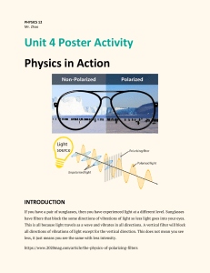 Physics Poster Activity: Wave Nature of Light