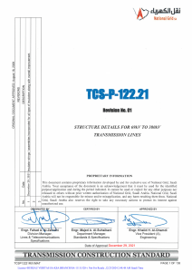 Transmission Line Construction Standard