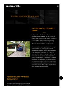 Cantilever Carports Adelaide | Cantaport