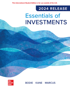 Essentials of Investments Textbook