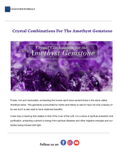 Amethyst Crystal Combinations: Healing & Spiritual Guide