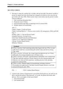 Obstetrics & Gynecology Test: Trends & Issues