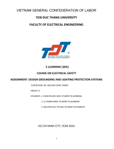 Electrical Safety: Grounding & Lightning Protection Design