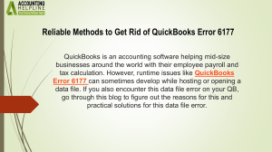 QuickBooks Error 6177: Causes & Solutions