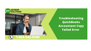 QuickBooks Accountant Copy Failed Error: Troubleshooting Guide