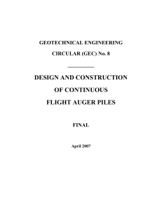 CFA Pile Design & Construction Guide