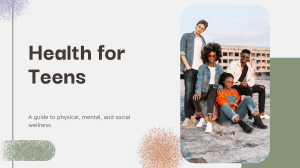 Health for Teens: A Wellness Guide