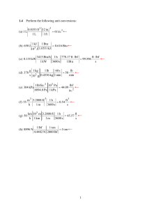 Unit Conversions in Physics