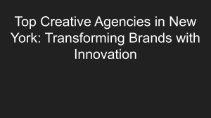 Top Creative Agencies in New York: Innovation & Branding