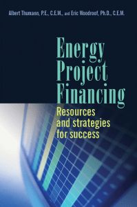 Energy Project Financing: Resources & Strategies