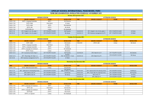 Apeejay School Exam Schedule Nov 2023