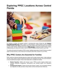 PPEC Locations in Central Florida: A Guide for Families