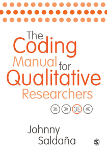 Coding Manual for Qualitative Researchers