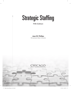 Strategic Staffing Textbook: HR Management