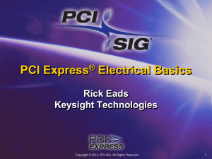 PCI Express Electrical Basics