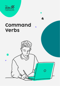 Command Verbs Guide for Assessments