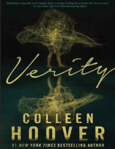 Verity Novel Excerpt: Trauma, Publishing, and Mystery