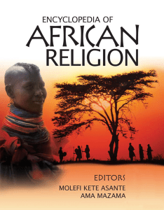 Encyclopedia of African Religion