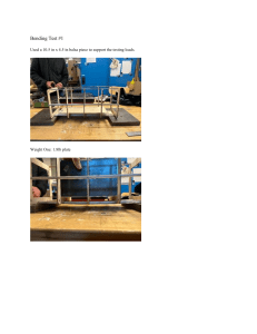 Balsa Structure Bending & Torsion Test Report