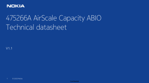 AirScale Capacity ABIO Technical Datasheet