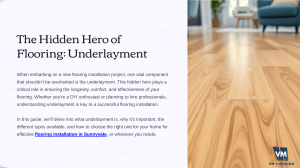 Flooring Underlayment Guide: Types, Benefits & Selection