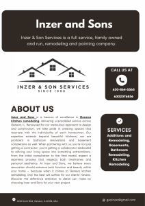 Inzer & Sons Remodeling Services in Geneva, IL