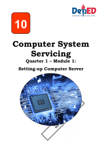 Computer Server Setup Module