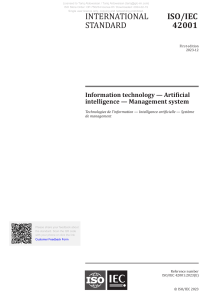 ISO/IEC 42001: AI Management System Standard