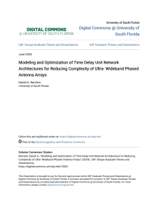 Time Delay Unit Network Optimization for Phased Antenna Arrays