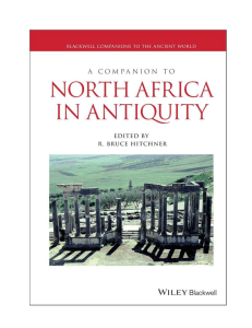 A Companion to North Africa in Antiquity