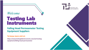 Testing Lab Instruments: Falling Head Permeameter Equipment