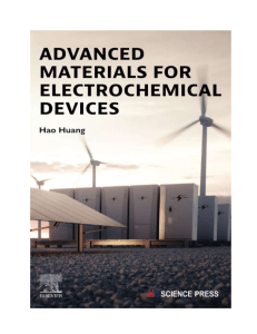 Advanced Materials for Electrochemical Devices