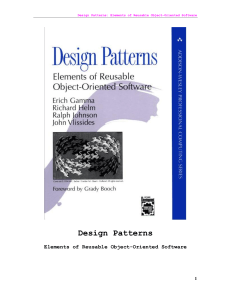 Design Patterns: Reusable Object-Oriented Software Textbook