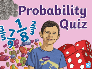 Probability Quiz for Elementary School