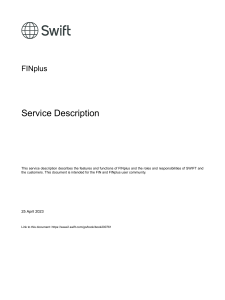 FINplus Service Description