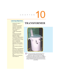 Transformer Principles & Construction: Textbook Chapter