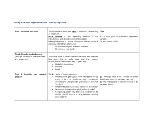 Research Paper Intro Guide: Step-by-Step