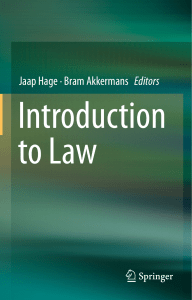 Introduction to Law Textbook